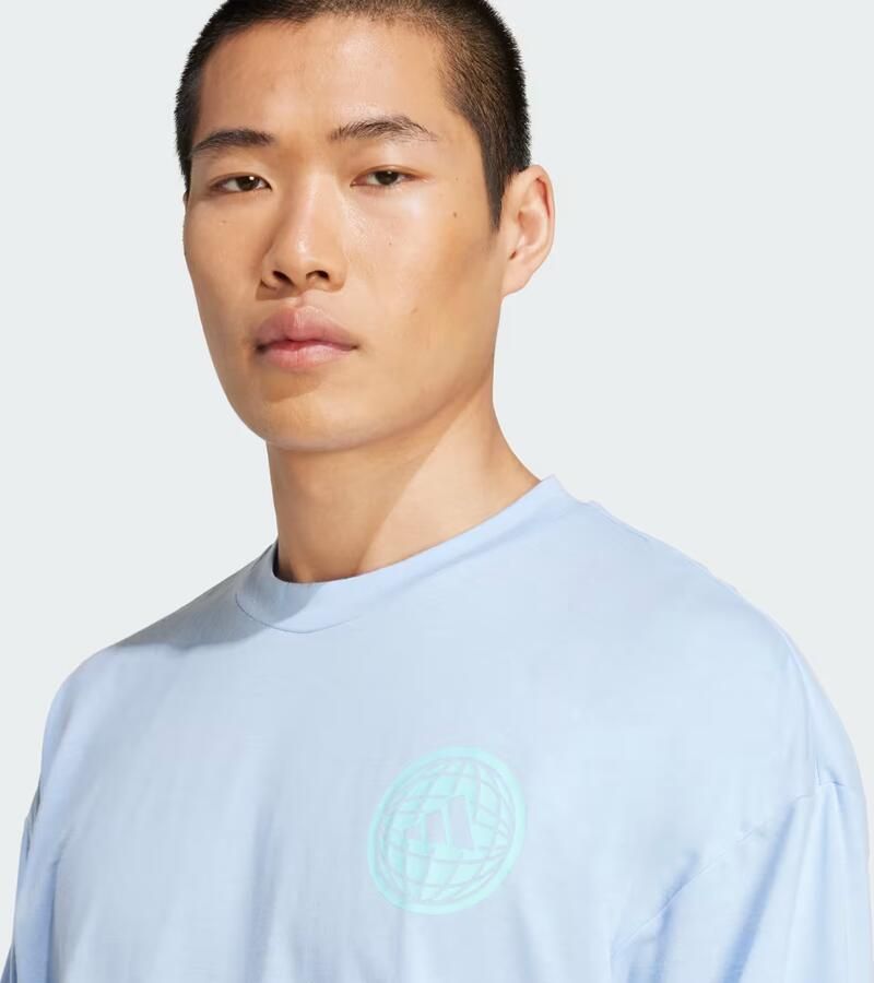 Adidas Performance T-shirt GFX TEE GLOB Q3 - Foto 3