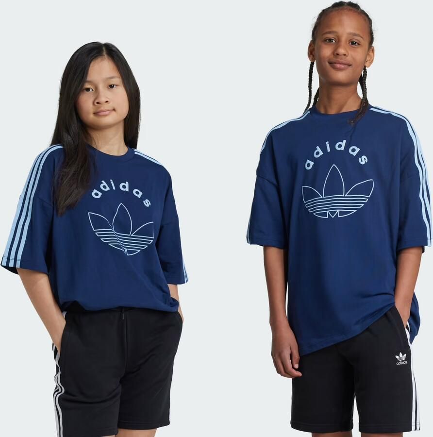 Adidas Originals ' Logo T-Shirt Junior Blue - Foto 6