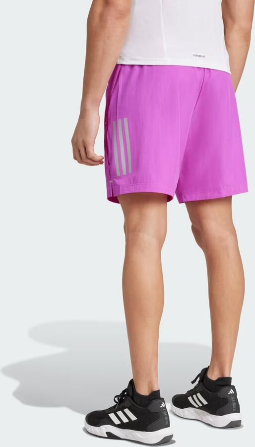 Adidas Gym+ Training 3-Stripes Geweven Short Paars- Heren Paars - Foto 4