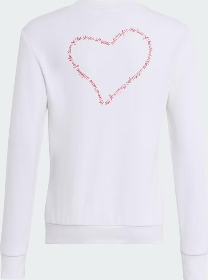 Adidas HEART EMBROIDERY GRAPHIC SWEATSHIRT JUNIOR