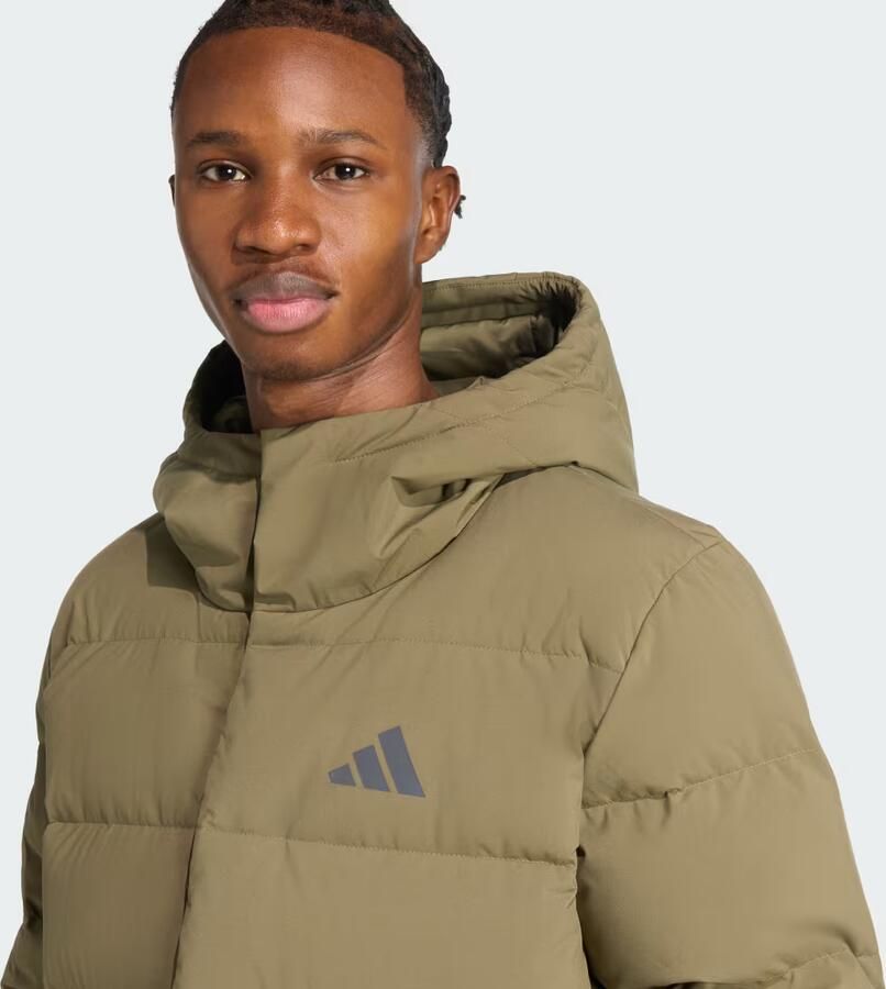 Adidas Helionic CLIMAWARM Donsjack met Capuchon