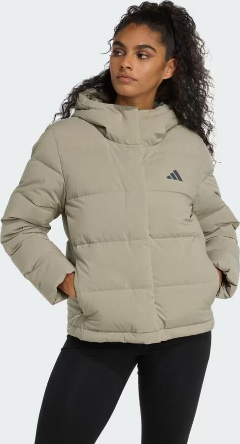 Adidas Helionic CLIMAWARM Donsjack met Capuchon