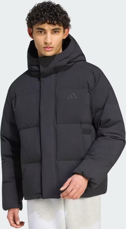 Adidas HELIONIC DOWN PUFFER JACK MET CAPUCHON