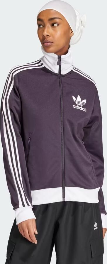Adidas Originals Sweatjack met opstaande kraag model 'BECKENBAUER' - Foto 6