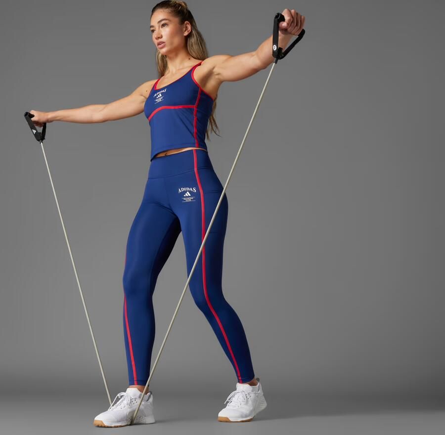 Adidas Heritage Tanktop met Ingebouwde Low-Support Beha - Foto 5