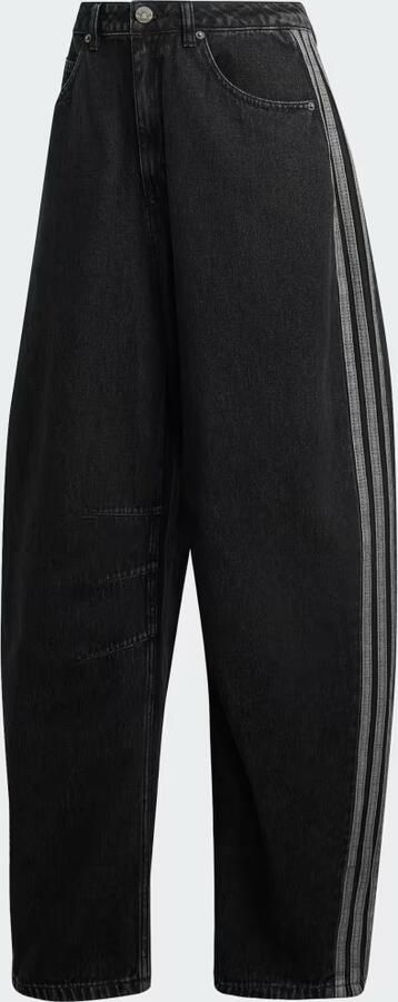 Adidas HIGH RISE BARREL LEG DENIM BROEK - Foto 12