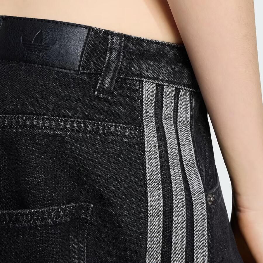 Adidas HIGH RISE BARREL LEG DENIM BROEK - Foto 5
