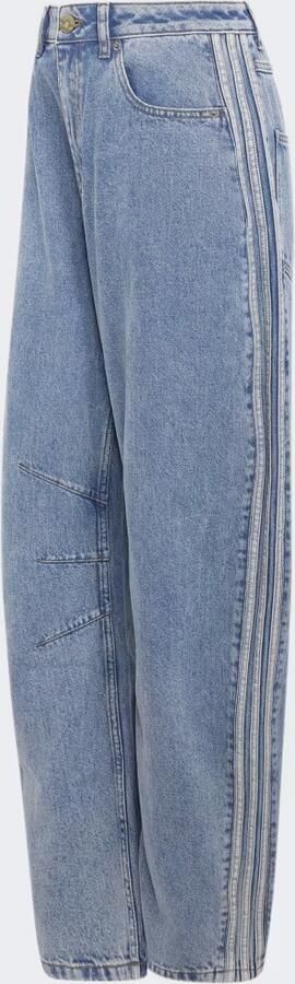 Adidas HIGH RISE BARREL-LEG DENIM BROEK - Foto 6