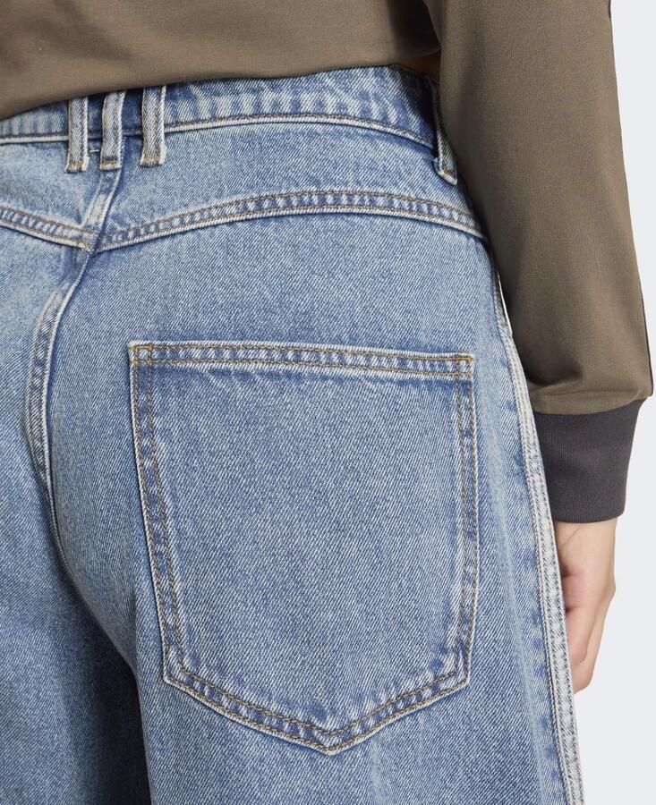 Adidas HIGH RISE BARREL-LEG DENIM BROEK - Foto 2
