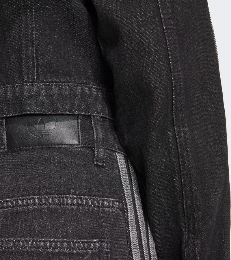 Adidas HIGH RISE DENIM BROEK MET WIJDE PIJPEN - Foto 3