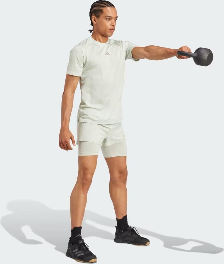 Adidas T-shirt Korte Mouw T-shirt HIIT Airchill Workout HEAT.RDY - Foto 3