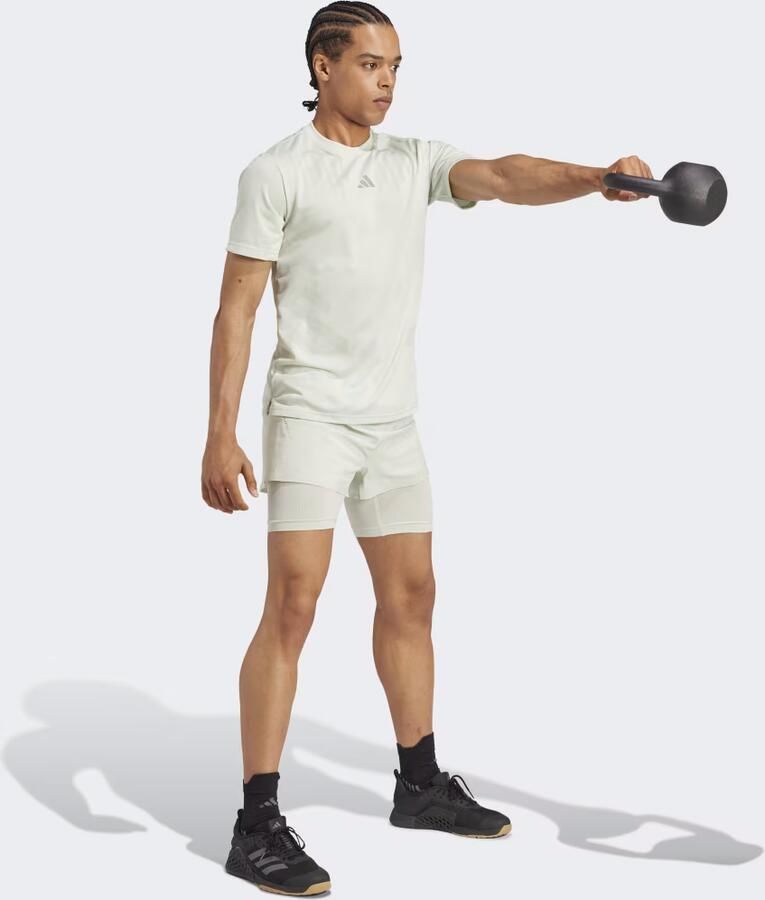 Adidas T-shirt Korte Mouw T-shirt HIIT Airchill Workout HEAT.RDY - Foto 2