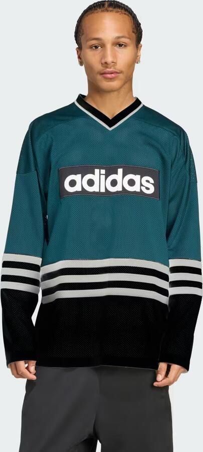 Adidas Originals Hockey Jersey Men Longsleeves groen Maat XL Kleding - Foto 8