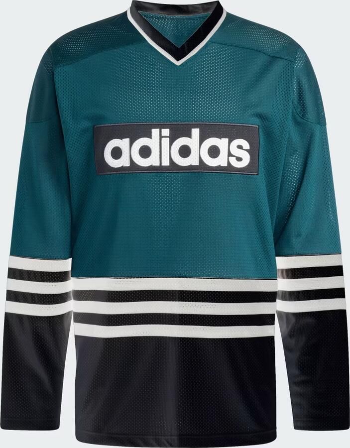 Adidas Originals Hockey Jersey Men Longsleeves groen Maat XL Kleding - Foto 9
