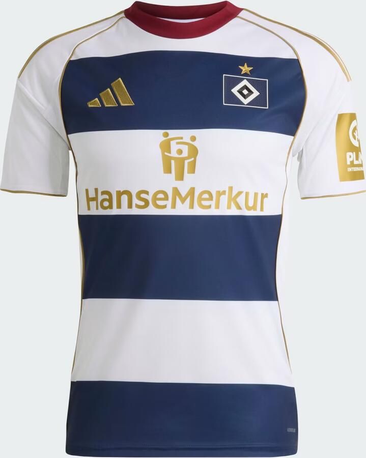 Adidas HSV Voetbalshirt met Korte Mouwen