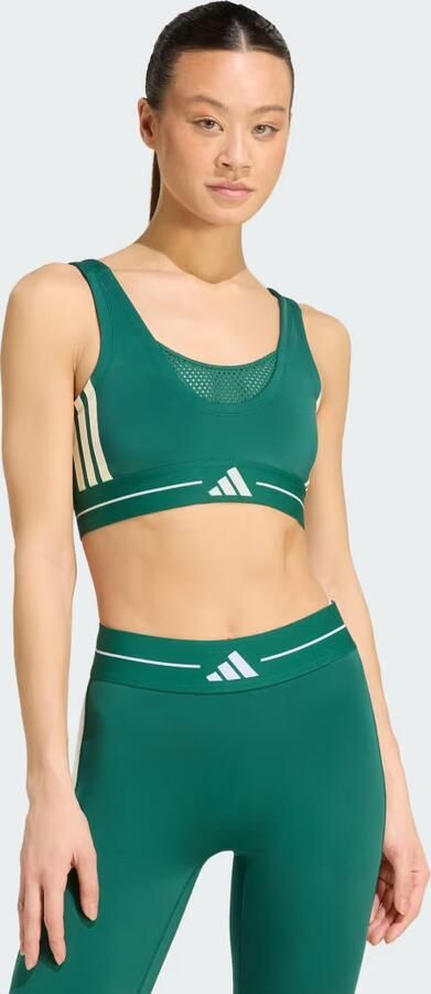 Adidas Hyperglam 3-Stripes Color Block Light Support Beha