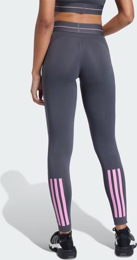 Adidas Hyperglam 3-Stripes Lange Legging - Foto 4