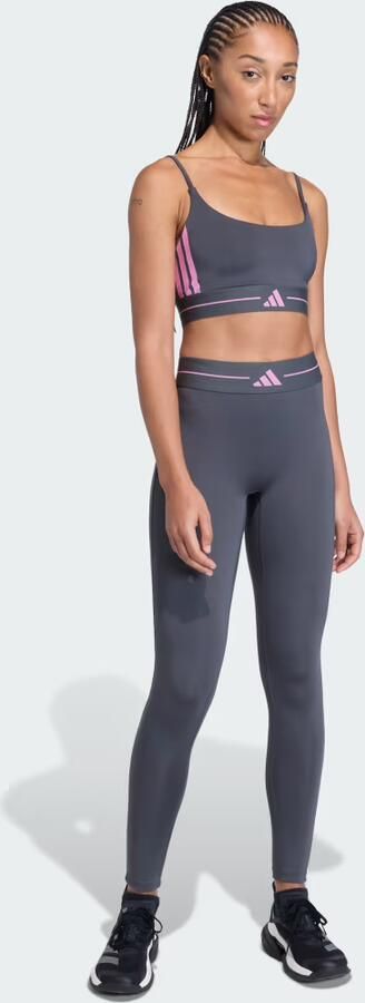 Adidas Hyperglam 3-Stripes Lange Legging - Foto 5