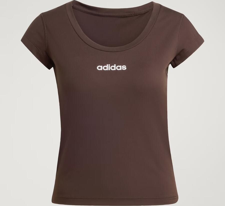 Adidas Sportswear Slim fit sport T-shirt met labelprint - Foto 5