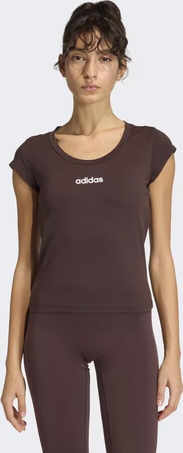 Adidas Sportswear Slim fit sport T-shirt met labelprint - Foto 3