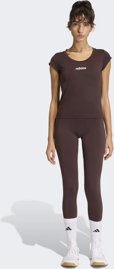 Adidas Sportswear Slim fit sport T-shirt met labelprint - Foto 7