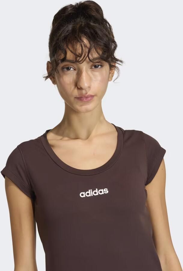 Adidas Sportswear Slim fit sport T-shirt met labelprint - Foto 5