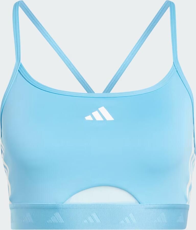 Adidas Hyperglam Sports Bra Blue- Dames Blue