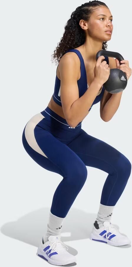 Adidas Hyperglam Colour Block Lange Legging - Foto 6