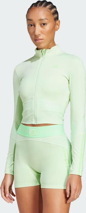 Adidas Hyperglam Rib Zip Thru Cover-Up