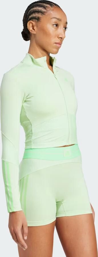 Adidas Hyperglam Rib Zip Thru Cover-Up - Foto 6