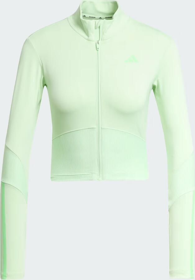 Adidas Hyperglam Rib Zip Thru Cover-Up - Foto 3