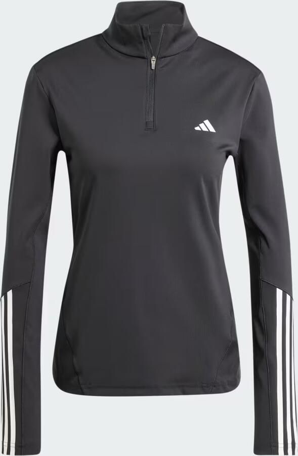 Adidas Performance Hyperglam Training Sportshirt met Korte Rits