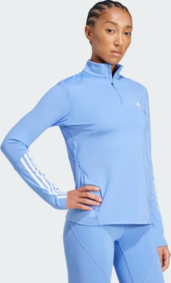 Adidas Sportswear Shirt met lange mouwen en opstaande kraag - Foto 4
