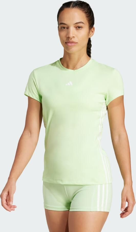 Adidas Hyperglam Short Sleeve T-Shirt Green- Dames Green