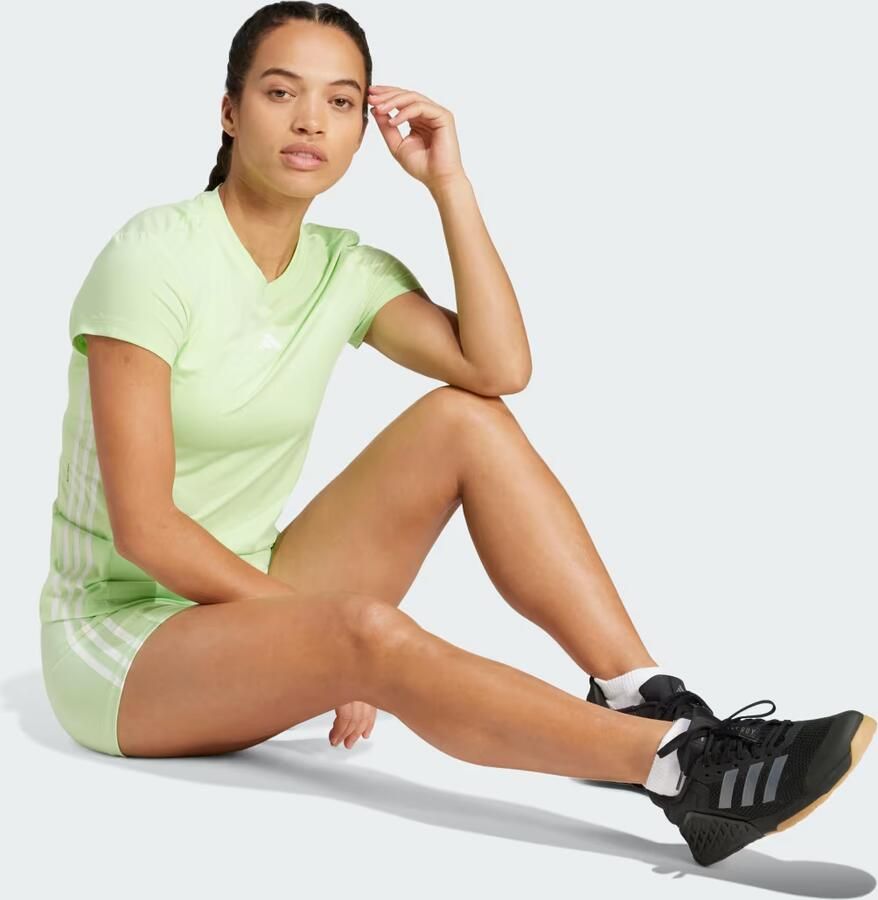 Adidas Hyperglam Short Sleeve T-Shirt Green- Dames Green - Foto 2