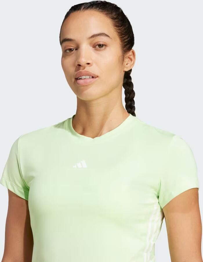 Adidas Hyperglam Short Sleeve T-Shirt Green- Dames Green - Foto 4