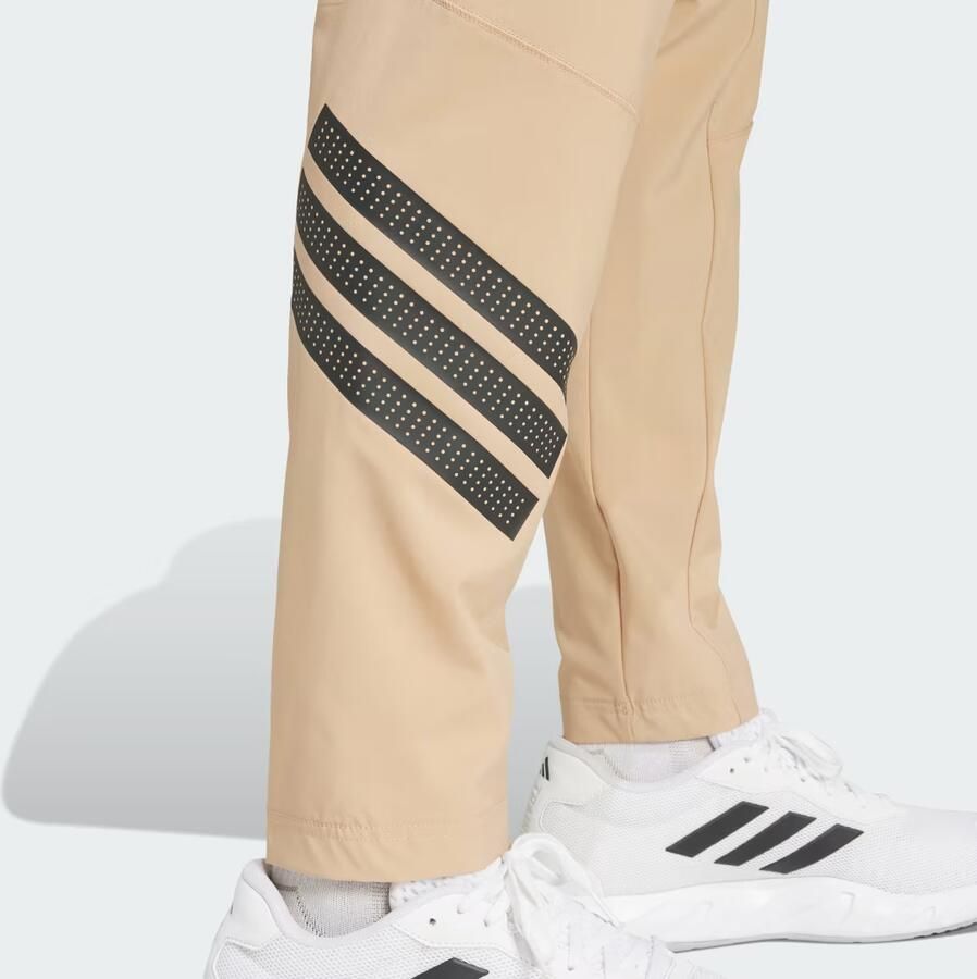 Adidas Performance Sportbroek GYM+ 3S WV PANT (1-delig)