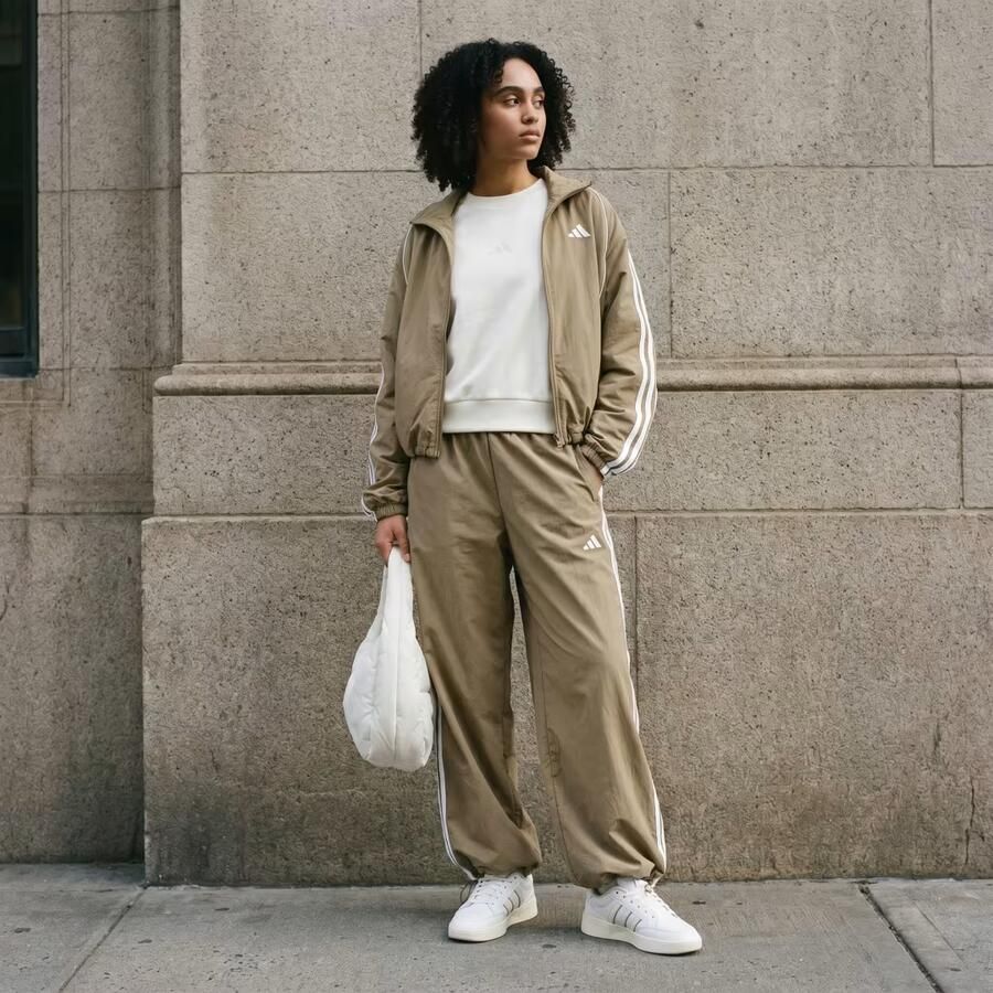 Adidas Iconic Woven Wide Leg Trainingsbroek - Foto 3