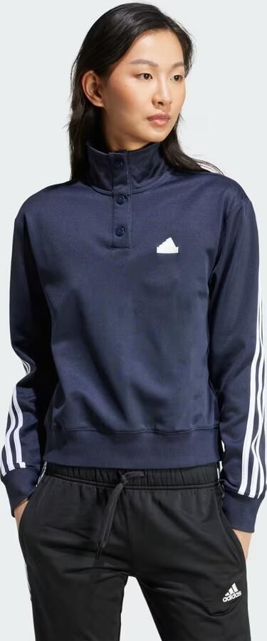 Adidas Iconic Wrapping 3-Stripes Snap Trainingsjack - Foto 6