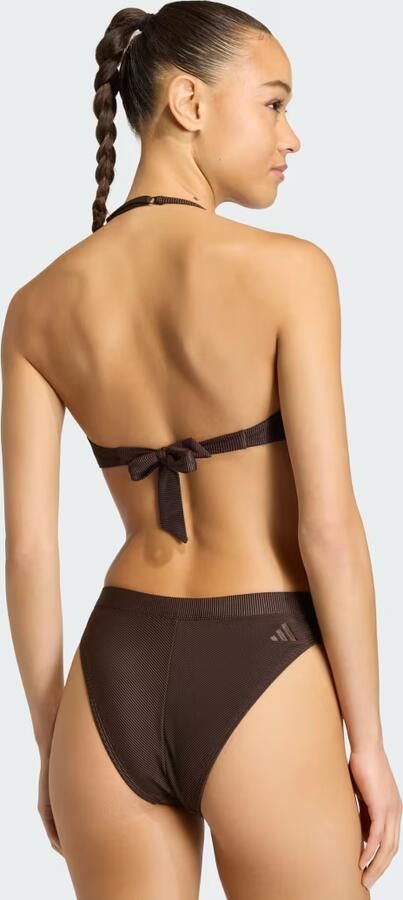 Adidas Iconisea Ribbed Padded Bandeau Bikinitopje - Foto 6