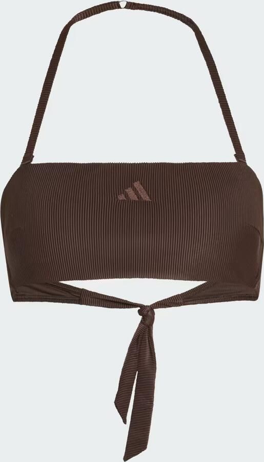 Adidas Iconisea Ribbed Padded Bandeau Bikinitopje - Foto 4
