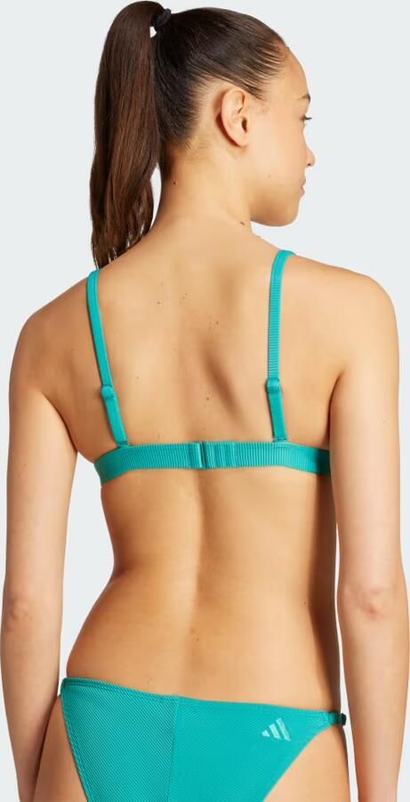 Adidas Iconisea Ribbed Padded Triangle Bikinitopje - Foto 5