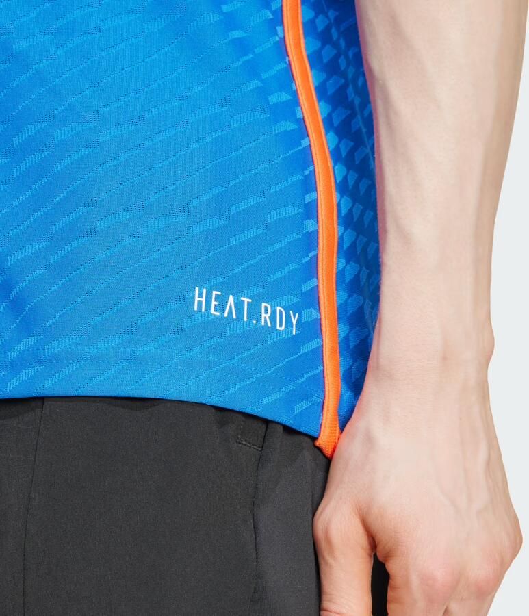 Adidas India Cricket T20i Shirt Blauw- Heren Blauw - Foto 2