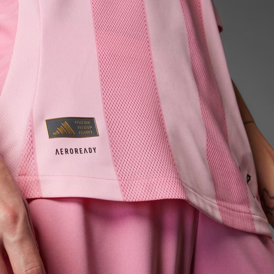 Adidas Inter Miami CF 25 26 Authentiek Thuisshirt Roze- Heren Roze - Foto 4