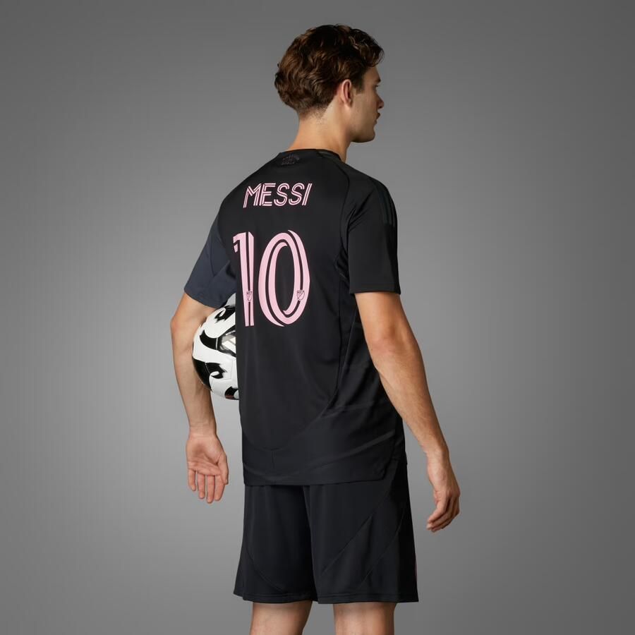 Adidas Inter Miami CF 25 26 Messi Authentiek Uitshirt Zwart- Heren Zwart