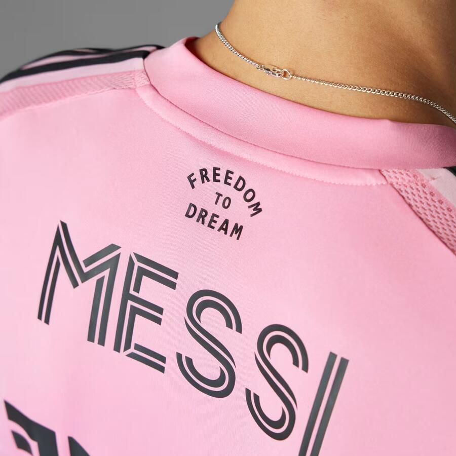 Adidas Inter Miami CF 2025 26 Messi #10 Home Shirt Roze- Heren Roze - Foto 3
