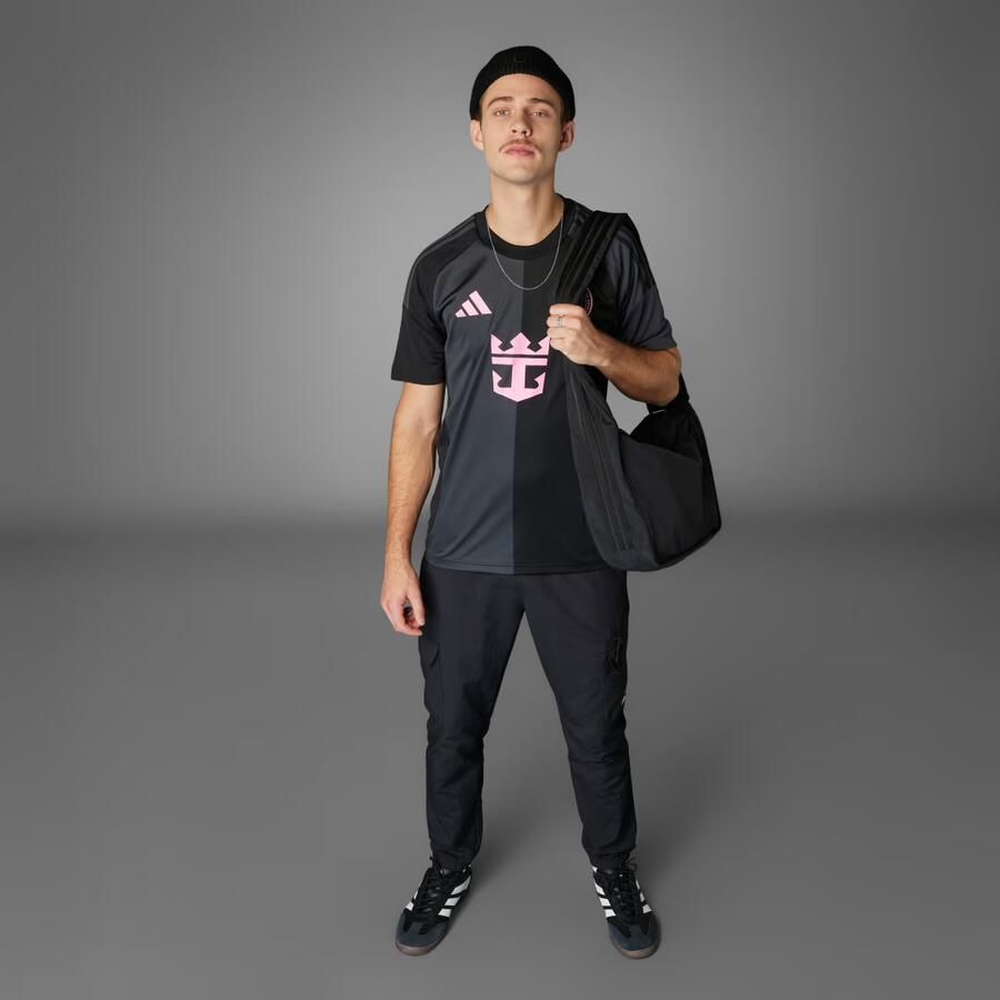 Adidas Inter Miami CF 2025 26 Messi #10 Away Shirt Zwart- Heren Zwart - Foto 3