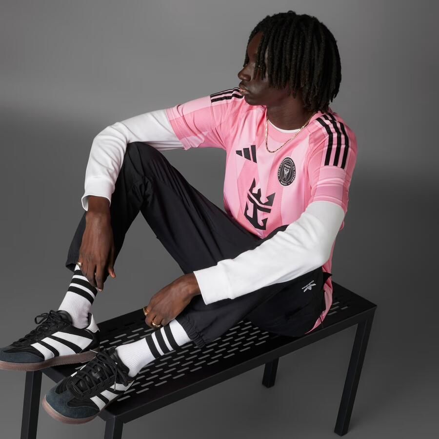 Adidas Inter Miami CF 25 26 Thuisshirt Roze- Heren Roze - Foto 4