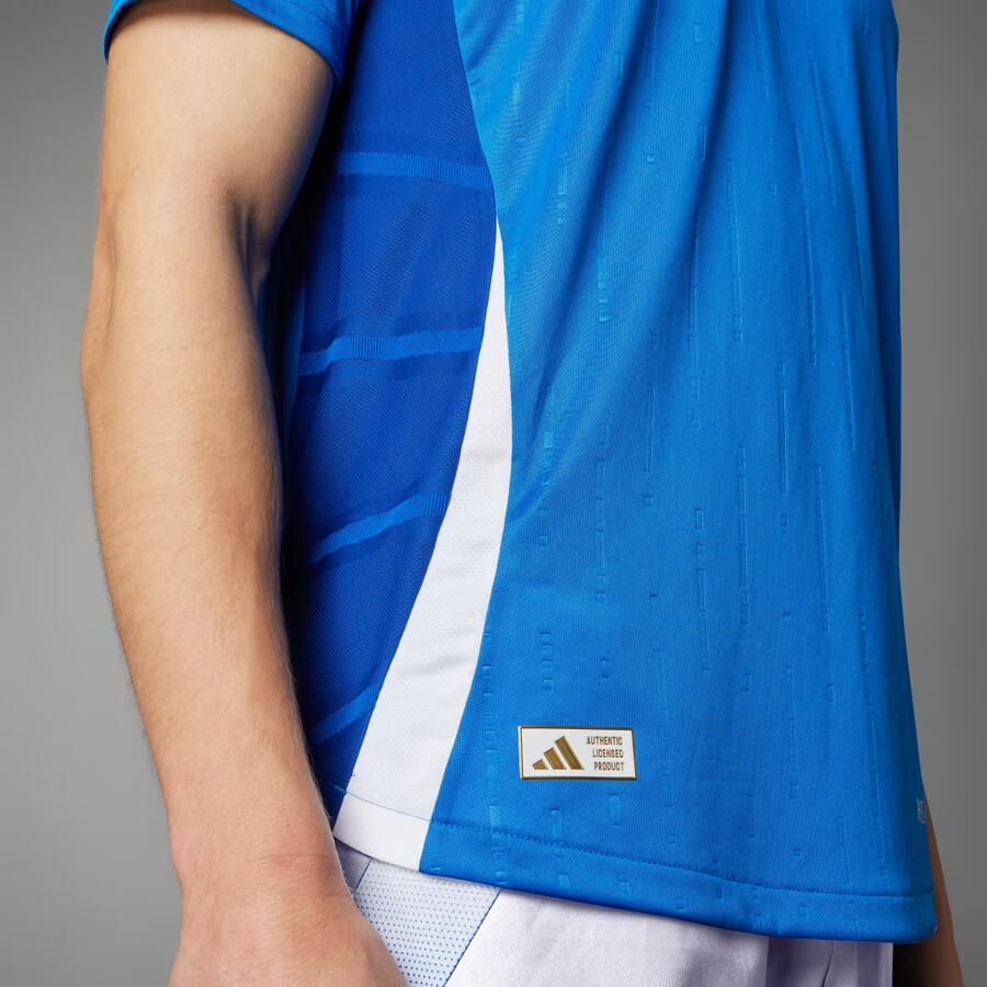 Adidas T-shirt Korte Mouw Maillot Domicile Authentique Italie Euro 2024