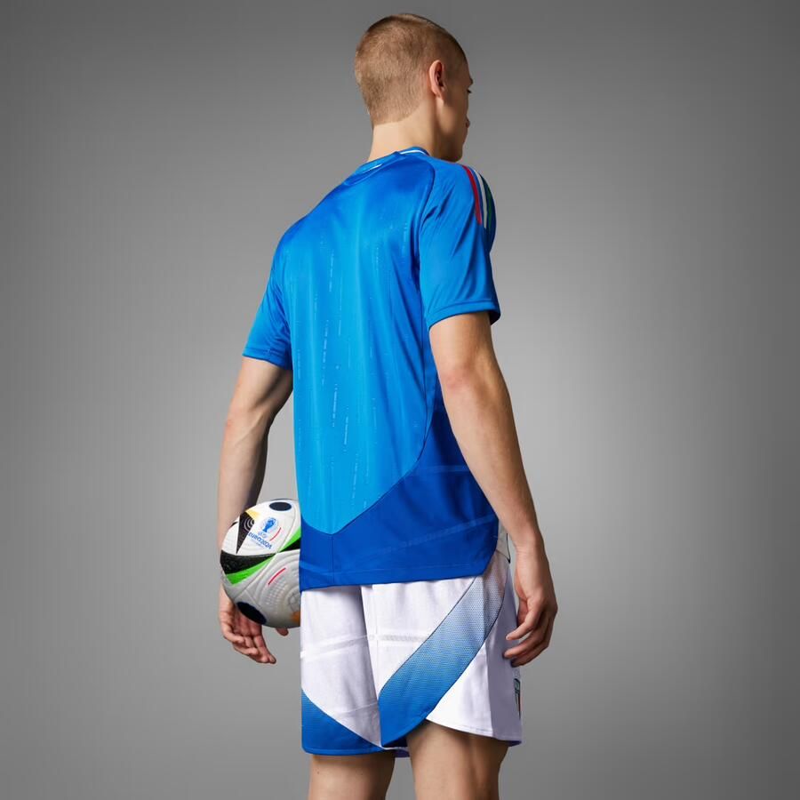 Adidas T-shirt Korte Mouw Maillot Domicile Authentique Italie Euro 2024 - Foto 3